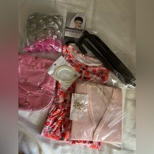 Kids Old Lady Costume Size 5/7 years